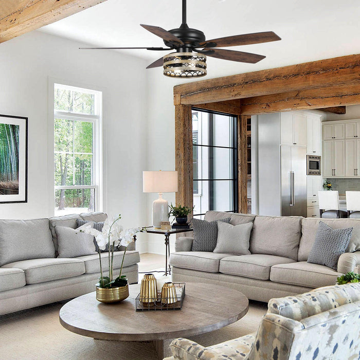 52" Alward Smart Fan with Light Kit - Sweatfully