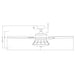 52" Antone Industrial Downrod Mount Reversible Ceiling Fan with Lighting and Remote Control - Sweatfully