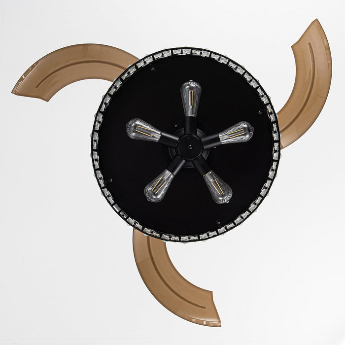 52" Broxburne Smart Fan with Light Kit - Sweatfully