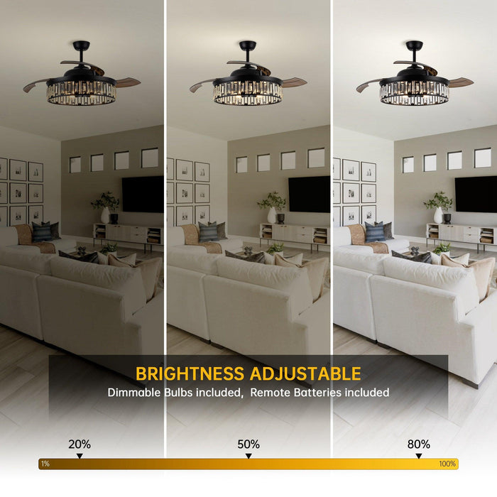 52" Broxburne Smart Fan with Light Kit - Sweatfully