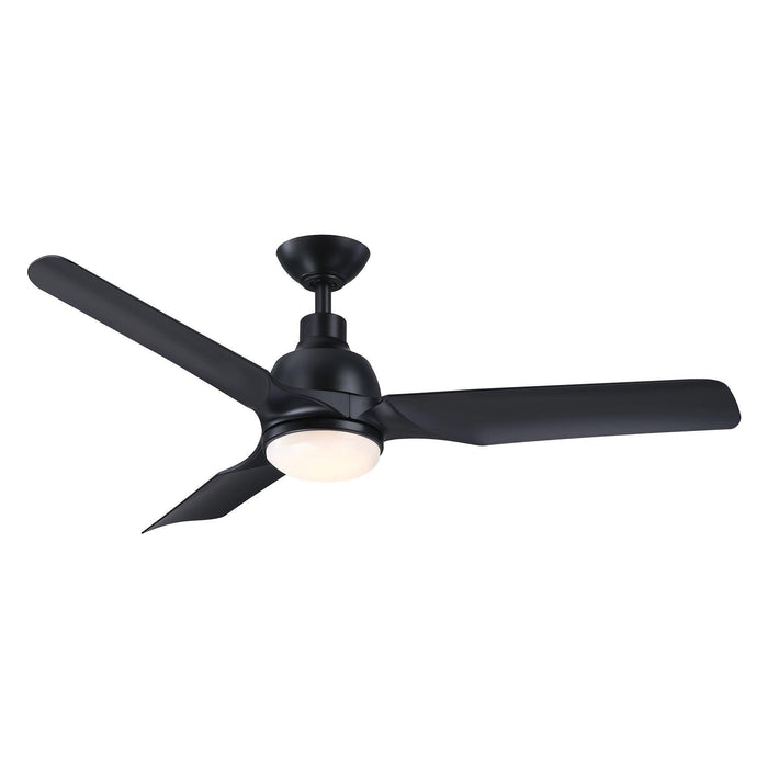 52" Cason Induatrial Downrod Mount Reversible Ceiling Fan with LED Lighting and Remote Control - Sweatfully