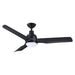 52" Cason Induatrial Downrod Mount Reversible Ceiling Fan with LED Lighting and Remote Control - Sweatfully