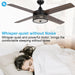 52" Cason Modern Downrod Mount Reversible Ceiling Fan with Lighting and Remote Control - Sweatfully