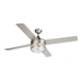 52" Cason Modern Downrod Mount Reversible Ceiling Fan with Lighting and Remote Control - Sweatfully
