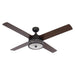 52" Cason Modern Downrod Mount Reversible Ceiling Fan with Lighting and Remote Control - Sweatfully
