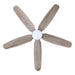 52" Dicken Farmhouse Downrod Mount Reversible Ceiling Fan with Lighting and Remote Control - Sweatfully
