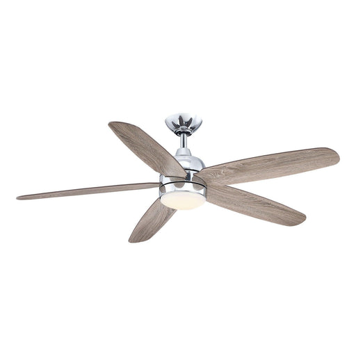 52" Dicken Farmhouse Downrod Mount Reversible Ceiling Fan with Lighting and Remote Control - Sweatfully
