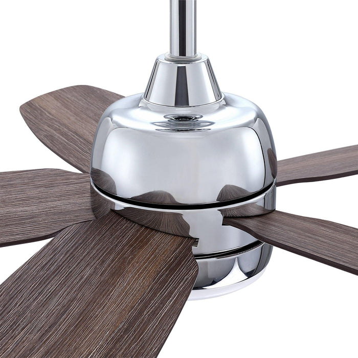 52" Dicken Farmhouse Downrod Mount Reversible Ceiling Fan with Lighting and Remote Control - Sweatfully