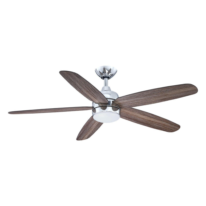 52" Dicken Farmhouse Downrod Mount Reversible Ceiling Fan with Lighting and Remote Control - Sweatfully
