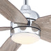 52" Dicken Farmhouse Downrod Mount Reversible Ceiling Fan with Lighting and Remote Control - Sweatfully