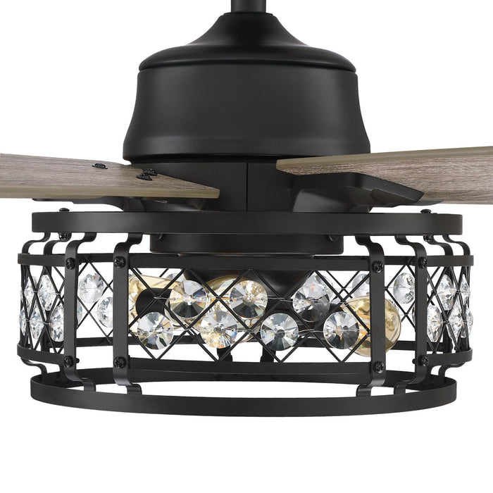 52" Divisadero Farmhouse Ceiling Fan with Remote Control - Sweatfully