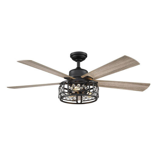 52" Divisadero Farmhouse Ceiling Fan with Remote Control - Sweatfully