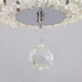 52" Ganga Modern Downrod Mount Reversible Crystal Ceiling Fan with Lighting and Remote Control - Sweatfully