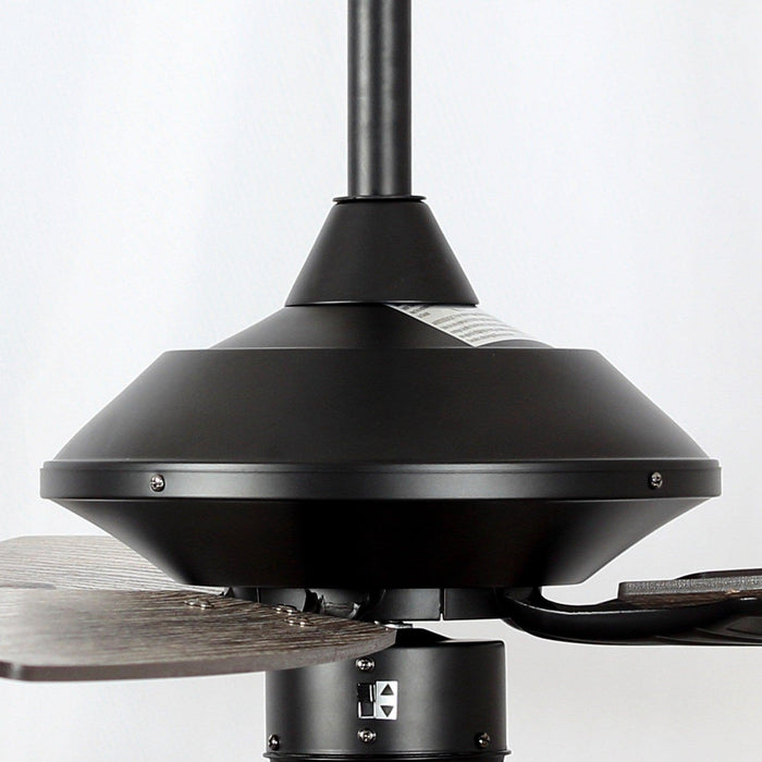 52" Howell Modern Downrod Mount Reversible Crystal Ceiling Fan with Lighting and Remote Control - Sweatfully