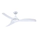52" Industrial DC Motor Downrod Mount Reversible Ceiling Fan with LED Lighting and Remote Control - Sweatfully