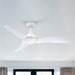 52" Industrial DC Motor Downrod Mount Reversible Ceiling Fan with LED Lighting and Remote Control - Sweatfully