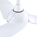 52" Industrial DC Motor Downrod Mount Reversible Ceiling Fan with LED Lighting and Remote Control - Sweatfully