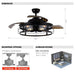 52" Jamshedpur Industrial Downrod Mount Ceiling Fan with Lighting and Remote Control - Sweatfully