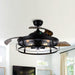 52" Jamshedpur Industrial Downrod Mount Ceiling Fan with Lighting and Remote Control - Sweatfully