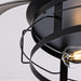 52" Jamshedpur Industrial Downrod Mount Ceiling Fan with Lighting and Remote Control - Sweatfully