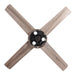 52" Kashmir Farmhouse Downrod Mount Reversible Ceiling Fan with Lighting and Remote Control - Sweatfully