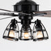 52" Kashmir Traditional Downrod Mount Reversible Ceiling Fan with Lighting and Remote Control - Sweatfully