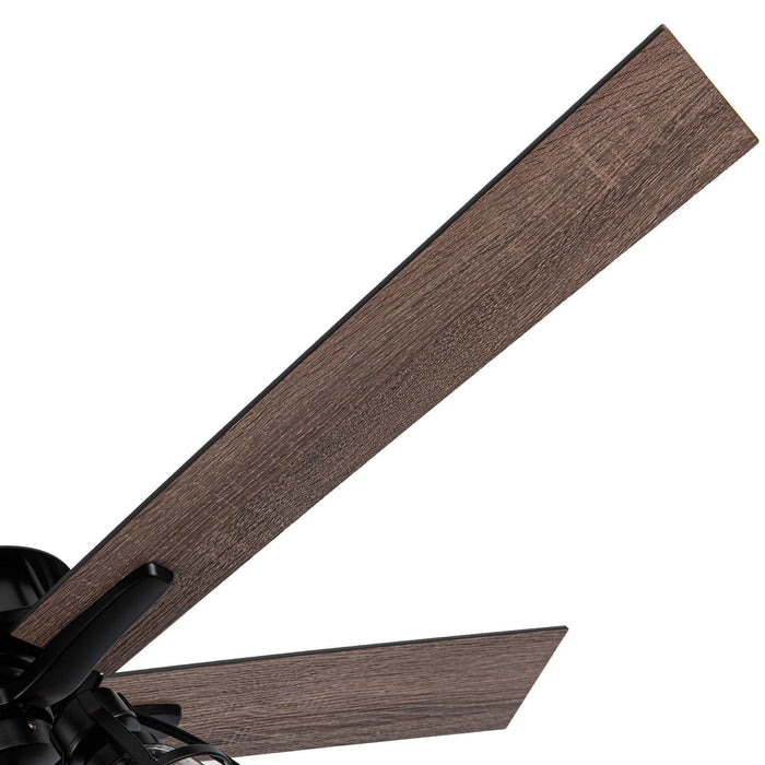52" Kashmir Traditional Downrod Mount Reversible Ceiling Fan with Lighting and Remote Control - Sweatfully