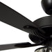 52" Kerala Modern Chrome Downrod Mount Reversible Crystal Ceiling Fan with Lighting and Remote Control - Sweatfully