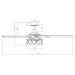 52" Kolkata Industrial Downrod Mount Reversible Ceiling Fan with Lighting and Remote Control - Sweatfully