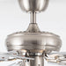 52" Kyla Industrial Brushed Nickel Reversible Caged Ceiling Fan with Lighting - Sweatfully