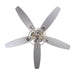 52" Kyla Industrial Brushed Nickel Reversible Caged Ceiling Fan with Lighting - Sweatfully