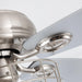 52" Kyla Industrial Brushed Nickel Reversible Caged Ceiling Fan with Lighting - Sweatfully