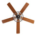 52" Mumbai Industrial Downrod Mount Reversible Ceiling Fan with Lighting and Remote Control - Sweatfully
