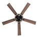 52" New Delhi Industrial Downrod Mount Reversible Ceiling Fan with Lighting and Remote Control - Sweatfully