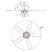 52" Prayag Industrial Downrod Mount Reversible Ceiling Fan with Lighting and Remote Control - Sweatfully