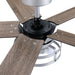 52" Prayag Industrial Downrod Mount Reversible Ceiling Fan with Lighting and Remote Control - Sweatfully