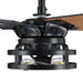 52" Prayag Industrial Downrod Mount Reversible Ceiling Fan with Lighting and Remote Control - Sweatfully