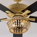 52" Pune Farmhouse Downrod Mount Reversible Ceiling Fan with Lighting and Remote Control - Sweatfully