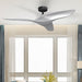 52" Punjab Industrial DC Motor Downrod Mount Reversible Ceiling Fan with Remote Control - Sweatfully