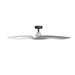 52" Punjab Industrial DC Motor Downrod Mount Reversible Ceiling Fan with Remote Control - Sweatfully