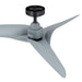 52" Punjab Industrial DC Motor Downrod Mount Reversible Ceiling Fan with Remote Control - Sweatfully