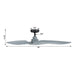 52" Punjab Industrial DC Motor Downrod Mount Reversible Ceiling Fan with Remote Control - Sweatfully