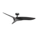 52" Punjab Industrial DC Motor Downrod Mount Reversible Ceiling Fan with Remote Control - Sweatfully