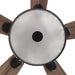 52" Tibuh Modern Downrod Mount Reversible Crystal Ceiling Fan with Lighting and Remote Control - Sweatfully