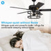 52" Urbana Downrod Mount Reversible Industrial Ceiling Fan with Lighting and Pull Chain - Sweatfully