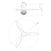 52" Vicky Farmhouse DC Motor Downrod Mount Reversible Ceiling Fan with Lighting and Remote Control - Sweatfully