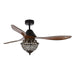 52" Vicky Farmhouse DC Motor Downrod Mount Reversible Ceiling Fan with Lighting and Remote Control - Sweatfully
