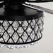 52" Wethington Modern Downrod Mount Reversible Crystal Ceiling Fan with Lighting and Remote Control - Sweatfully
