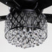 52" Wethington Modern Downrod Mount Reversible Crystal Ceiling Fan with Lighting and Remote Control - Sweatfully