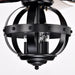 52" Wilburton Industrial Downrod Mount Reversible Ceiling Fan with Lighting and Remote Control - Sweatfully
